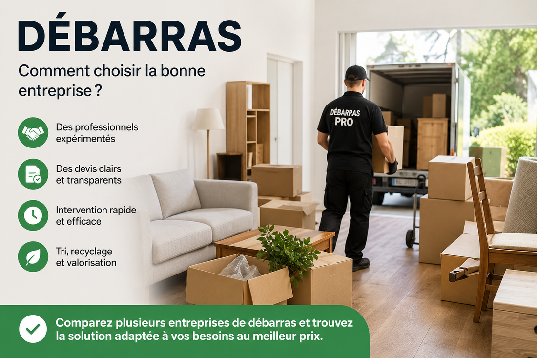 Comment choisir une entreprise de débarras ?