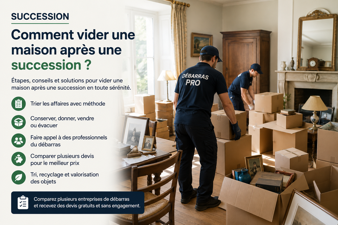 Comment vider une maison après une succession ?